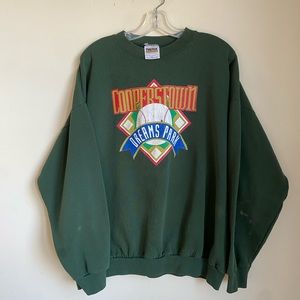 Vintage 90s Cooperstown Dreams park Crewneck